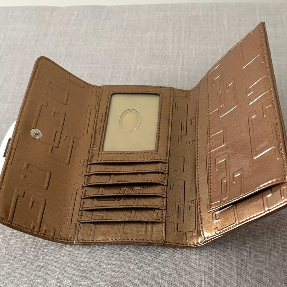 Guess Tan Wallet with Embossed Design - Picture 8 of 8